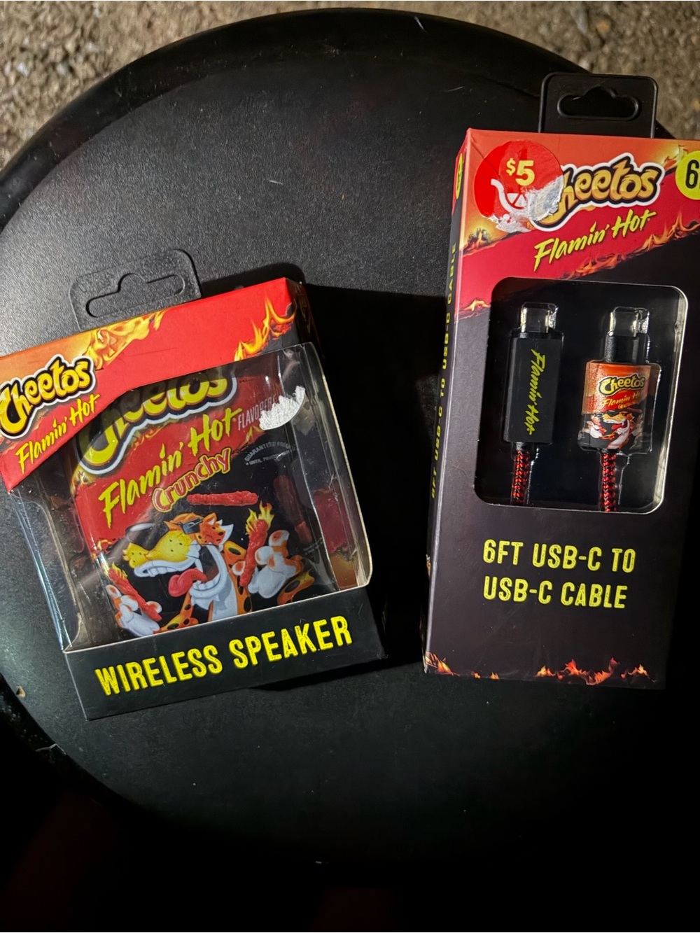 Flamin' Hot Wireless Speaker – Black & Red